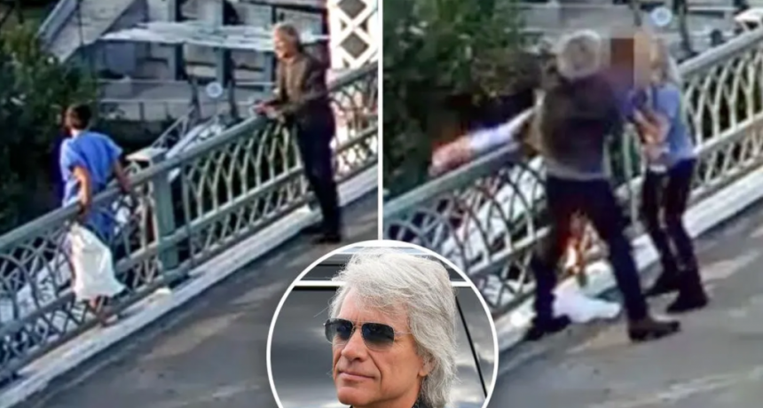 Bon Jovi salvó a una mujer que intentó tirarse de un puente
