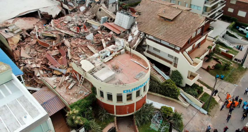 Derrumbe en Villa Gesell: la única sobreviviente salió de terapia intensiva