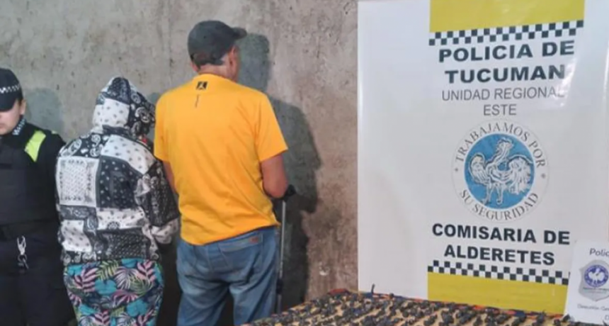 Decomisan más de 150 bagullos de marihuana en un allanamiento